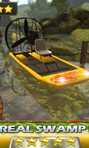 Swamp Boat Parking - 3D Racer 1