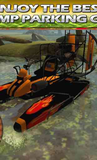 Swamp Boat Parking - 3D Racer 3