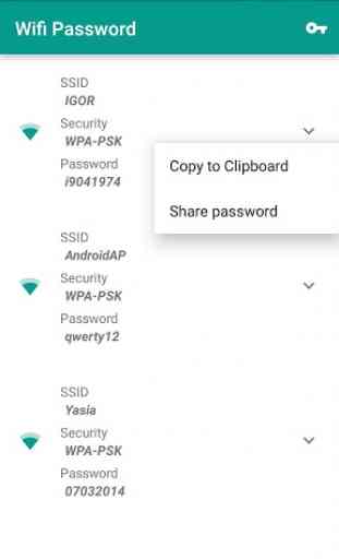 Wifi Password: Stored (ROOT) 2