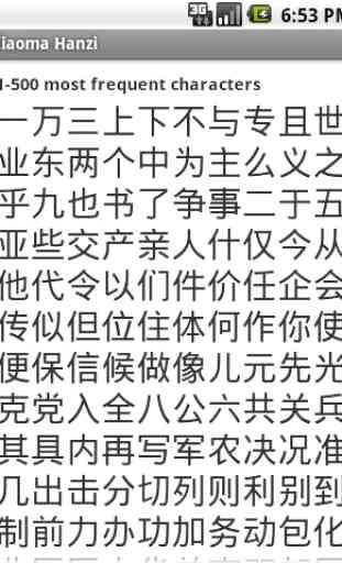 Xiaoma Hanzi Chinese Character 4