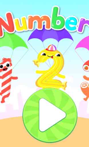 Candy 123 Numbers Writing FREE 1