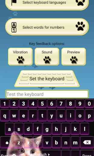 Chats Theme Clavier 2