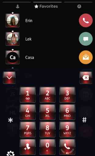Dusk Red Contacts & Dialer 2