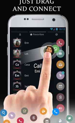 Dusk Red Contacts & Dialer 3