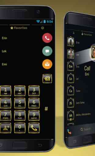 Frame Gold Contacts & Dialer 1