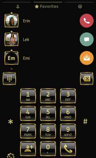 Frame Gold Contacts & Dialer 2