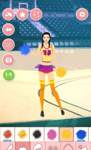 Jeux de habillage cheerleader 2