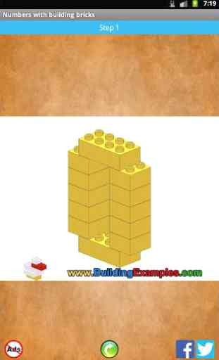 Numbers with building bricks 2