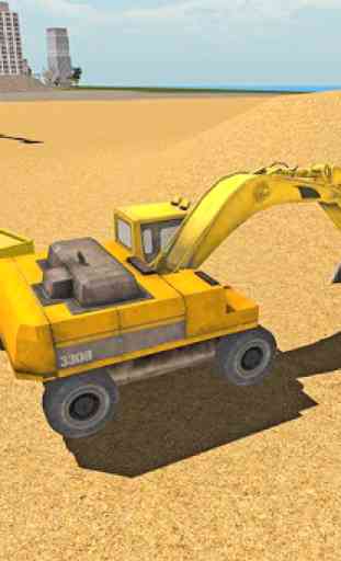 truck excavator sable sim 2017 3