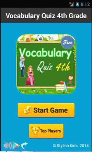 Vocabulary Quiz 4th Grade 1