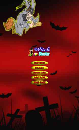 Witch Halloween Shooter Games 1