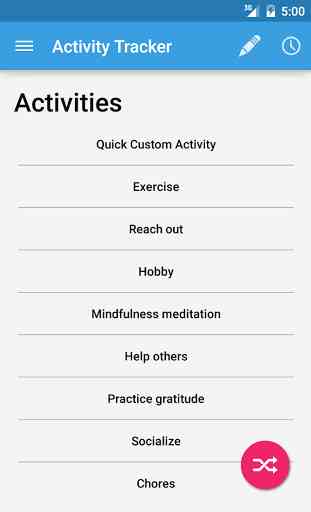 Activity Mood Tracker 1