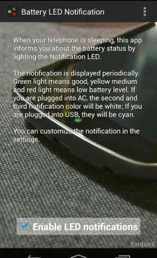 Battery LED Notification 1