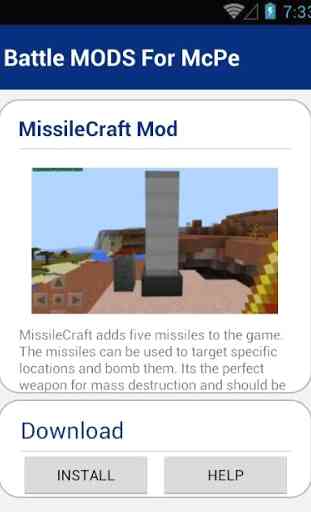 Battle MODS For McPe 3