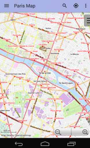 Carte de Paris hors-ligne 2