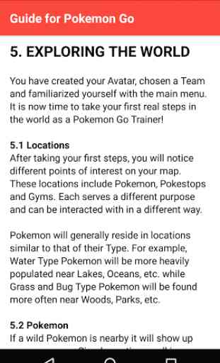 Guide pour Pokemon Go 3