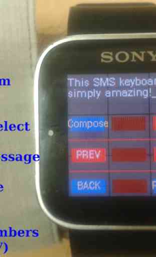 Keyboard-Relief for SmartWatch 3