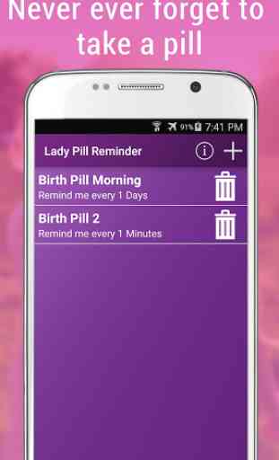 Lady & Birth Pill Reminder 2