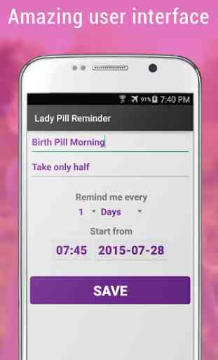Lady & Birth Pill Reminder 3