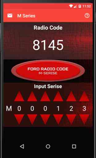 MFord Radio Code 1