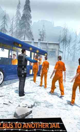 Police Bus Prisonnier Évasion 1