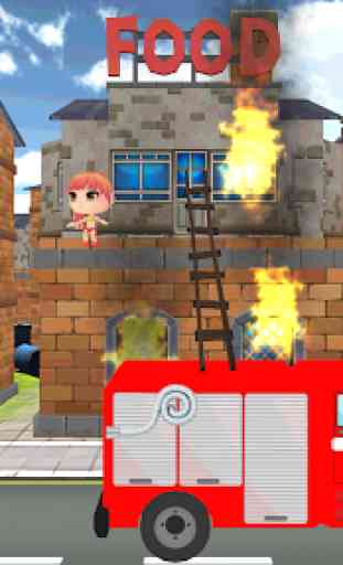Pompier 3D pour les enfants 3