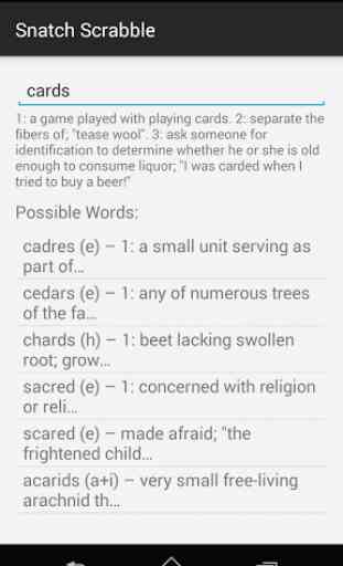Snatch Scrabble Dictionary 2