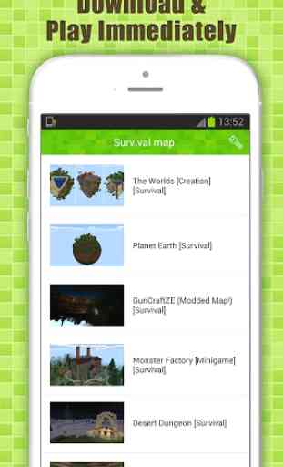 Survival Maps for Minecraft PE 2