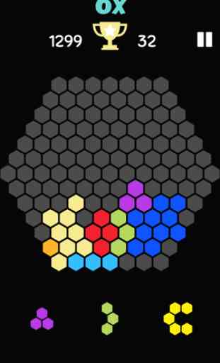 6x Puzzle Hexagon 3