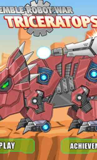 Assemble Robot War Triceratops 1