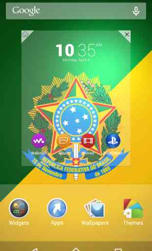 Brazil Theme for Xperia 2