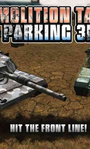Demolition Tank Parking 3D 4