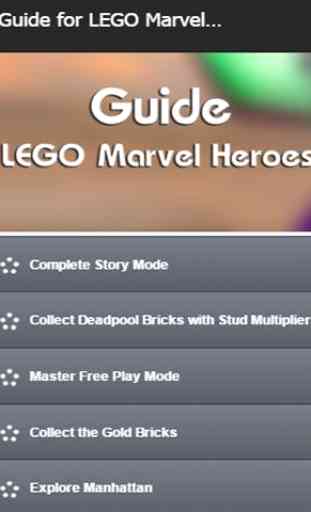 Guide for LEGO Marvel Heroes 1