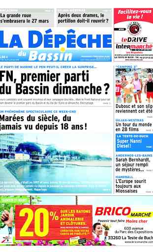 Journal La Dépêche du Bassin 2