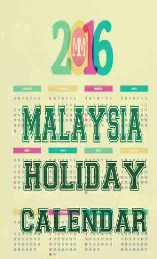 Malaysia Holiday Calendar 2