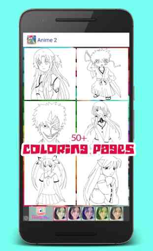 Manga anime Livres à colorier 4