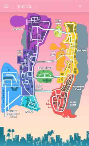 Map and Codes for Vice City 2
