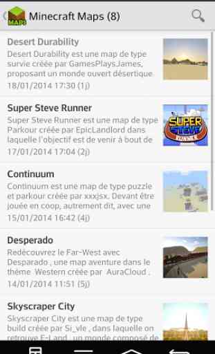Maps Minecraft en Français 1