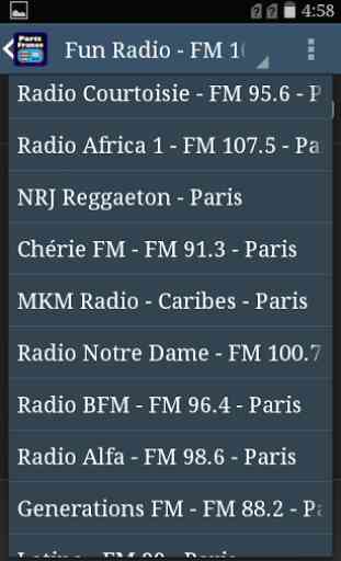 Paris France FM Radio 4