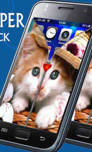 Pretty Kitty Screen Lock 4