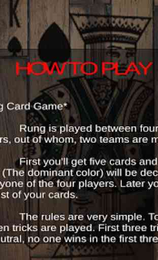 Rung Card Game : Court Piece 4
