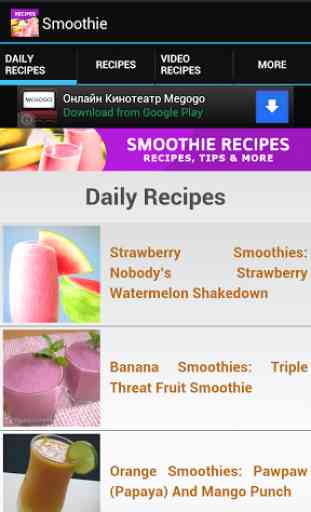 Smoothie Recipes! 1