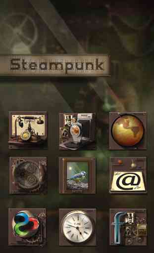 Steampunk GO Launcher 3