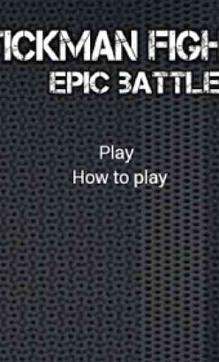 Stickman Fighter - Epic Battle 1