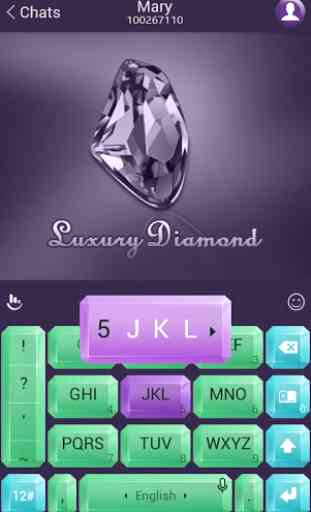 TouchPal Luxury Diamond Theme 3