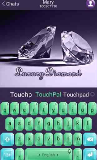 TouchPal Luxury Diamond Theme 4