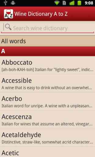 Wine Dictionary 1