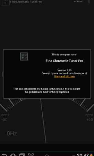 Fine Chromatic Tuner PRO 3