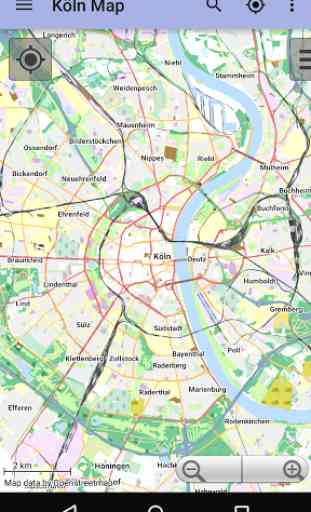 Carte de Cologne hors-ligne 1