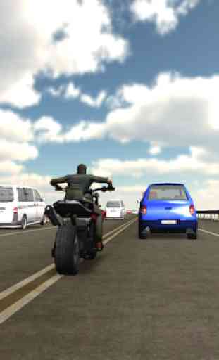 Highway Traffic Moto Racer 3D 2
